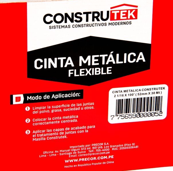 CINTA METÁLICA CTK x30ML